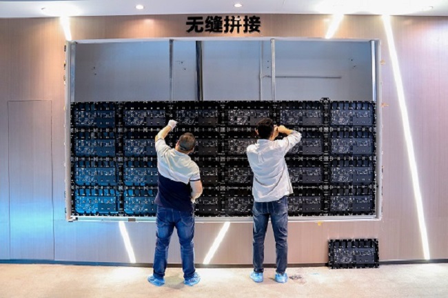 华邦瀛COB安装实拍图